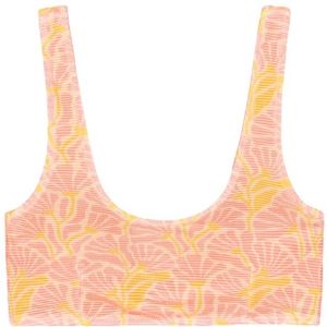 Picture - Wahine Printed Top - Bikinitop - Wit - UV-bescherming