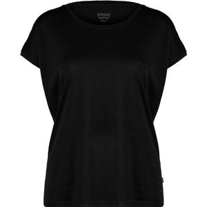 Stoic Womens Merino150 MMXX T-Shirt loose Merinoshirt (Dames |zwart)