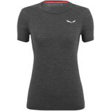 Salewa - Womens Zebru Fresh AMR - T-shirt - Grijs - Merino-ondergoed