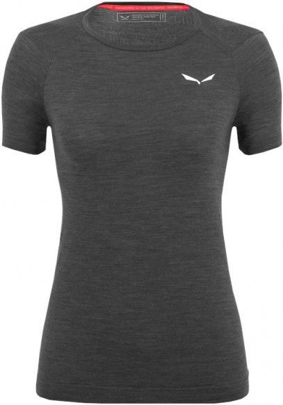 Salewa - Womens Zebru Fresh AMR - T-shirt - Grijs - Merino-ondergoed