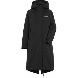 Didriksons Womens Alicia Parka Long 2 Lange jas (Dames |zwart |waterdicht)