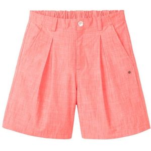 Tranquillo Womens High Waist Shorts in Leinenoptik Short (Dames |rood)
