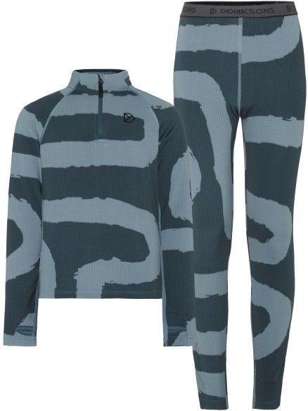 Didriksons - Yotta PR Set - Thermo-ondergoed - Blauw/Grijs