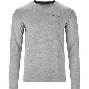 ENDURANCE Abdon Melange L/S Tee Sportshirt (Heren |grijs)