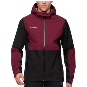 Mammut - Linard Guide - Hardshell Jacket - Zwart/Rood - Waterdicht