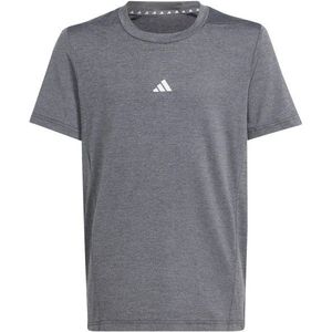 adidas Juniors Heather Tee Sportshirt (Kinderen |grijs)