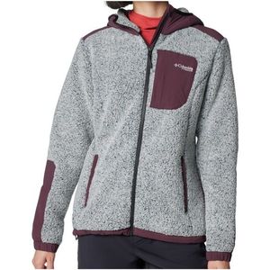 Columbia Womens Arctic Crest Sherpa Full Zip Fleecevest (Dames |grijs)