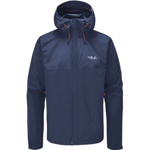 Rab Downpour Eco Jacket Regenjas (Heren |blauw |waterdicht)