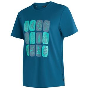 Maier Sports Walter Print T-shirt (Heren |blauw)