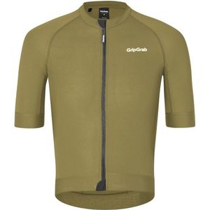 GripGrab PACR Short Sleeve Jersey Fietsshirt (Heren |olijfgroen)