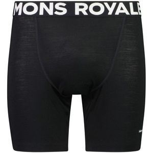 Mons Royale Low Pro Merino Air-Con MTB Liner Fietsonderbroek (Heren |zwart)