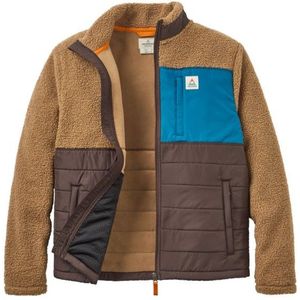 Passenger Born Explorer Recycled Polar-Lined Sherpa Fleece Fleecevest (Heren |bruin)