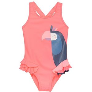 Color Kids Kids Swimsuit with Application Badpak (Kinderen |rood)