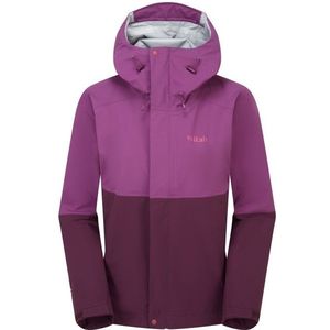 Rab - Women's Firewall Jacket - Regenjas - Purper - Waterdicht - 100% Polyamide