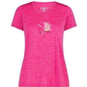 CMP Womens Light Melange T-Shirt Sportshirt (Dames |roze)