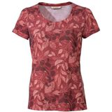 Vaude Skomer All Over Print T-shirt Met Korte Mouwen Rood Vrouw