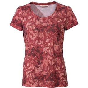 Vaude Skomer All Over Print T-shirt Met Korte Mouwen Rood Vrouw