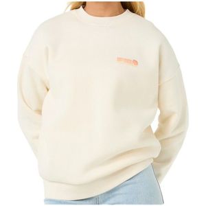 Rip Curl Womens Ocean Tech Heritage Crew Trui (Dames |wit)