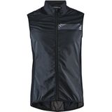 Craft Essence Light Wind Vest Windstopper (Heren |zwart/blauw)