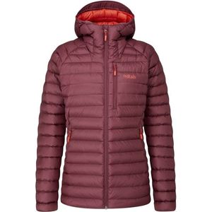 Rab Womens Microlight Alpine Long Jacket Donsjack (Dames |rood/purper)