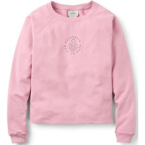 Passenger Womens Remote Recycled Cotton Sweatshirt Longsleeve (Dames |roze)