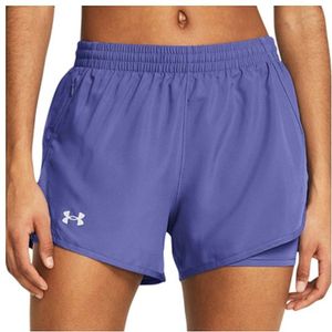 Under Armour Womens Fly By 2-In-1 Short Hardloopshort (Dames |purper)