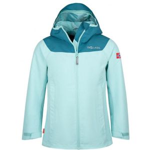 Trollkids Girls Bergen Jacket Regenjas (Kinderen |blauw |waterdicht)