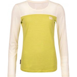 Ortovox Womens 150 Cool Logo L/S Merinoshirt (Dames |geel)