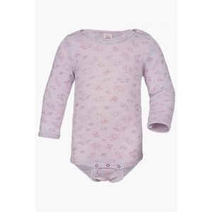 Engel Baby-Body Langarm Mit Druckverschluss Schulter Merino-ondergoed (Kinderen |wit/purper)