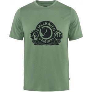 Fjällräven - Abisko Wool Classic S/S - Merinoshirt - Groen