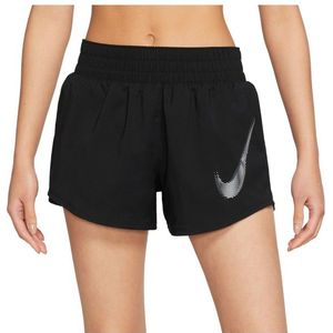 Nike Womens Dri-Fit One Swoosh Hardloopshort (Dames |zwart)
