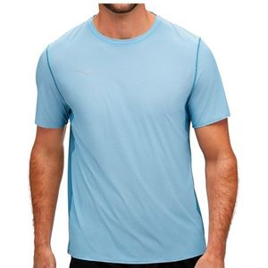 HOKA Performance Run Short Sleeve Hardloopshirt (Heren |blauw)