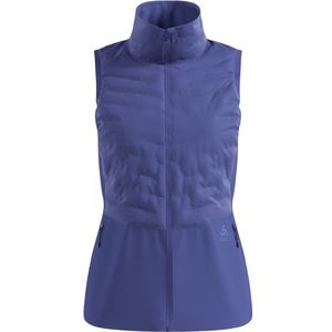 Odlo Womens Vest Zeroweight Insulator Hardloopbodywarmer (Dames |blauw)