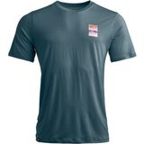 Ortovox 140 Cool Mountain Gradient T-Shirt Merinoshirt (Heren |grijs)