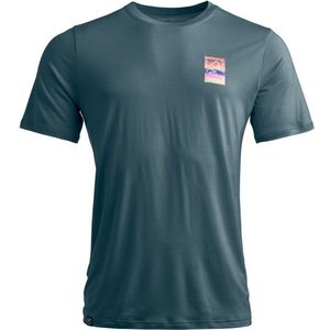 Ortovox - 140 Cool Mountain Gradient - T-Shirt - Grijs - 50% Wol, 50% Lyocell
