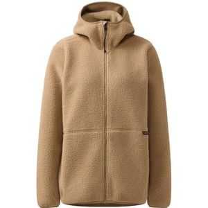 Haglöfs Womens Funäs Pile Hood Fleecevest (Dames |beige/bruin)