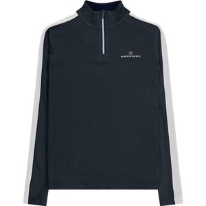 Amundsen Sports Womens 5Mila Half Zip Merinovest (Dames |blauw)