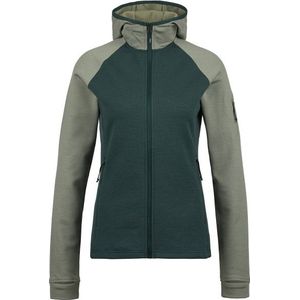 Stoic Womens MerinoFleece335 KuolpaSt Zip Hoody Fleecevest (Dames |blauw)