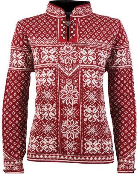 Dale of Norway Womens Peace Sweater Wollen trui (Dames |rood)