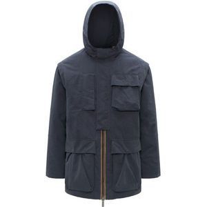 K-Way Otto Cotton Feel Parka (Heren |blauw)
