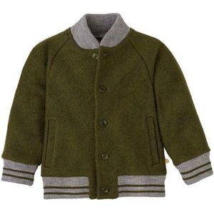 disana Kids College-Jacke Wollen vest (Kinderen |olijfgroen)