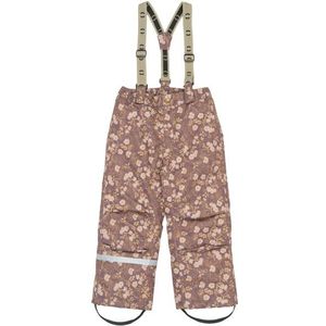 Mikk-Line Kids Uni Snow Pant AOP Skibroek (Kinderen |bruin |waterdicht)