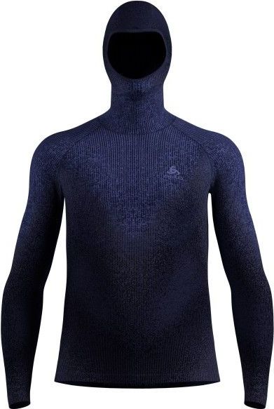 Odlo - Performance Warm Blackcomb Bl Top Facemask - Synthetisch Ondergoed - Blauw