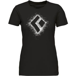 Black Diamond Womens Chalked Up 20 S/S Tee T-shirt (Dames |zwart)