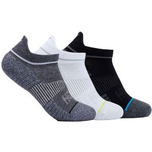 HOKA No-Show Run Sock 3-Pack Hardloopsokken (grijs)