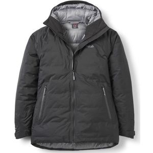 Rab Womens Valiance Jacket Donsjack (Dames |grijs |waterdicht)