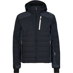 CMP Jacket Zip Hood Ski-jas (Heren |zwart/blauw |waterdicht)