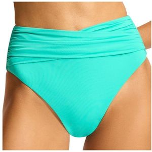 Seafolly Womens Collective High Waist Wrap Front Pant Bikinibroekje (Dames |turkoois)