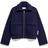 Armedangels - Joaniaas - Damesfleece - Effen - Korte Lengte - Hoge Kraag