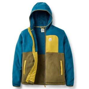 Passenger Loch Hooded Recycled Polar Fleece Fleecevest (Heren |blauw)